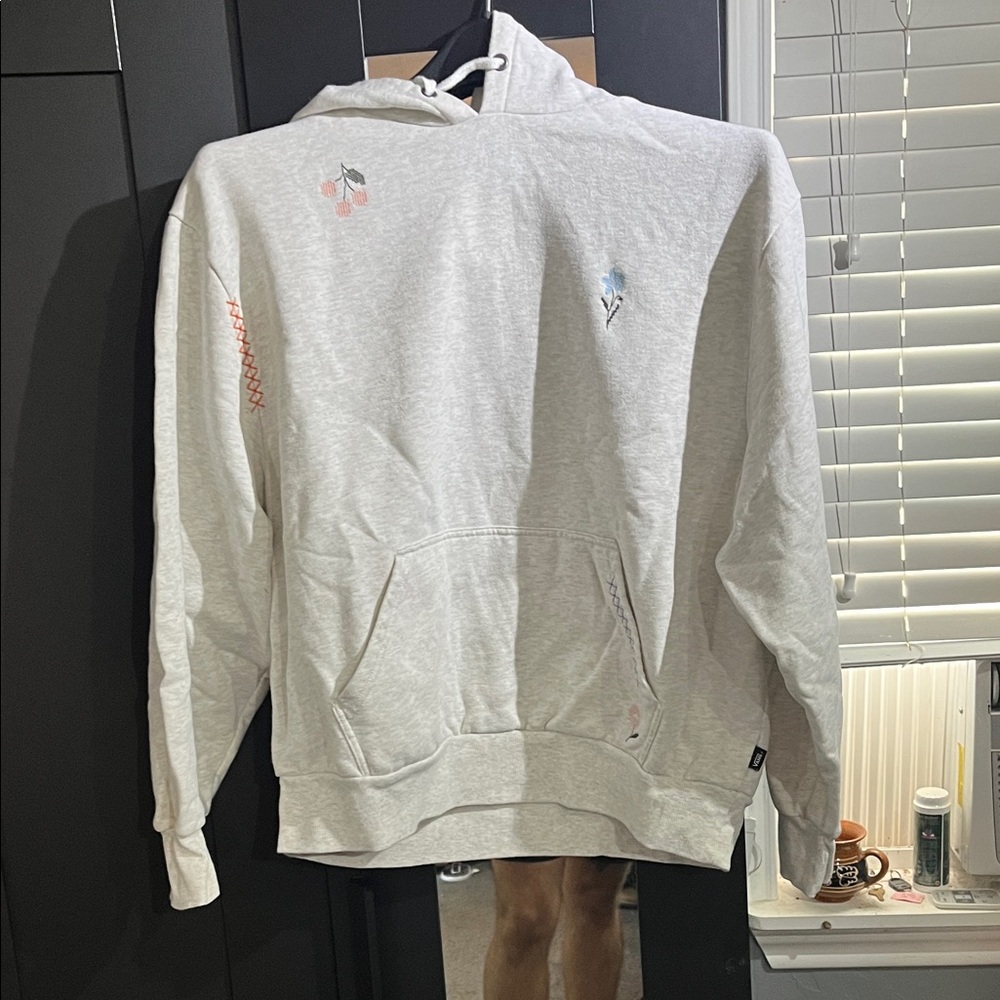 Gray Hoodie some stains